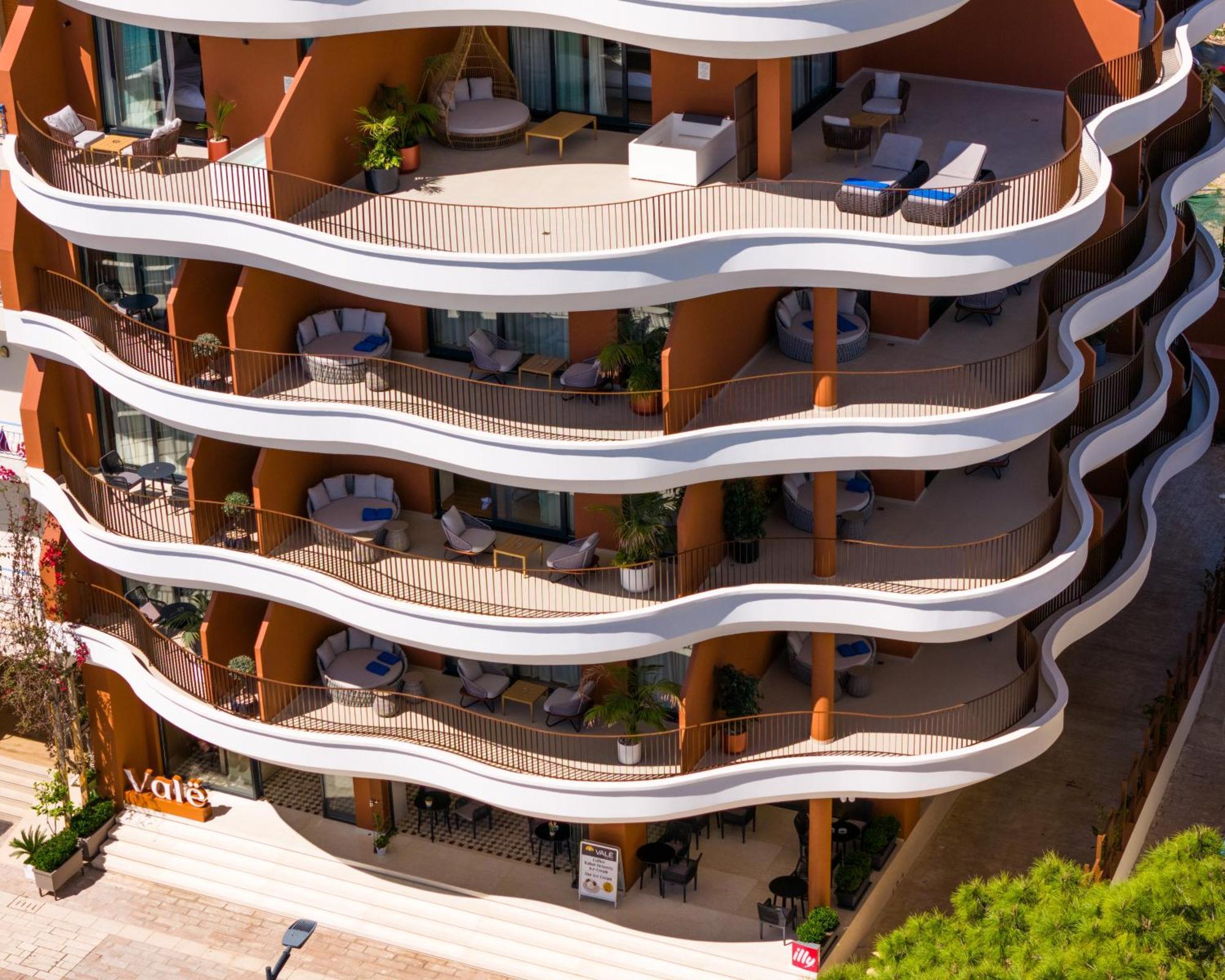 Hotel Vale Sarandë エクステリア 写真