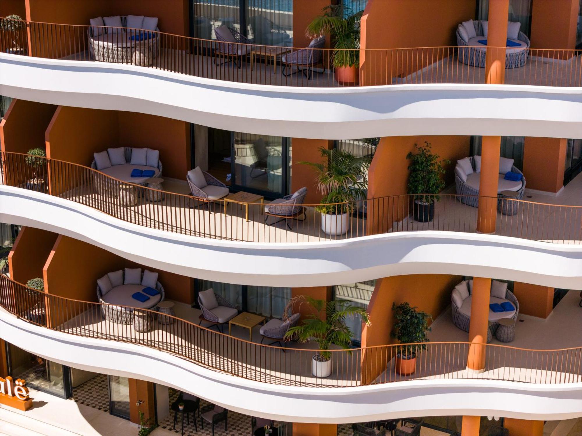 Hotel Vale Sarandë エクステリア 写真